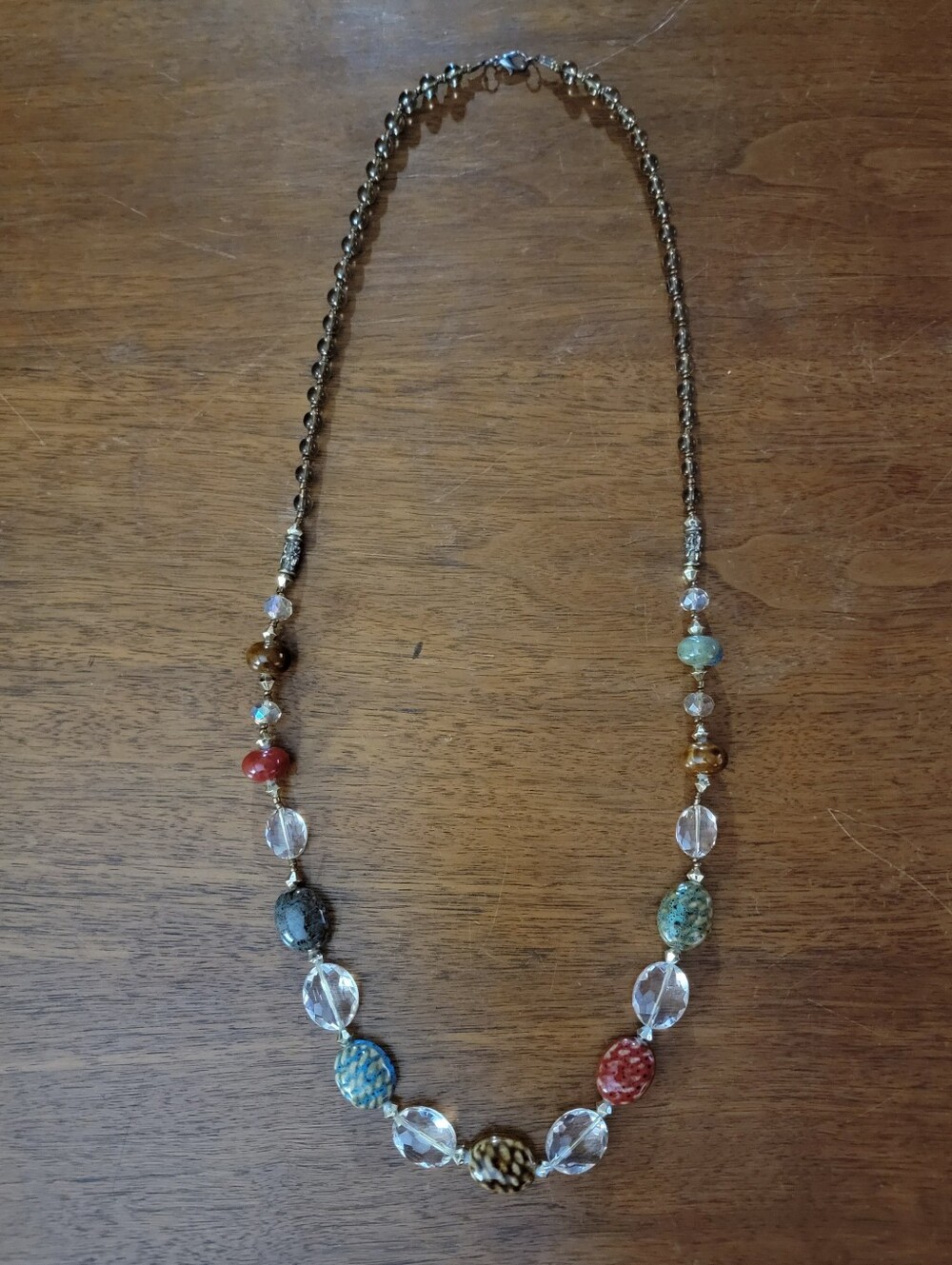 Beaded multicolor necklace